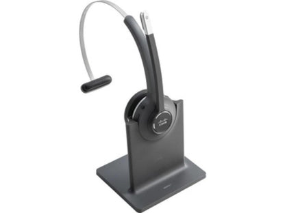 Cisco - CP-HS-WL-561-S-US= - Cisco 561 Headset - Mono - Wireless - DECT 6.0 - 300 ft48 kHz - Over-the-head - Monaural -