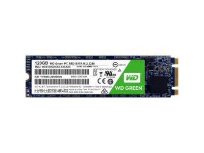 Western Digital - WDS120G1G0B - WD Green WDS120G1G0B 120 GB Solid State Drive - M.2 2280 Internal - SATA (SATA/600) -