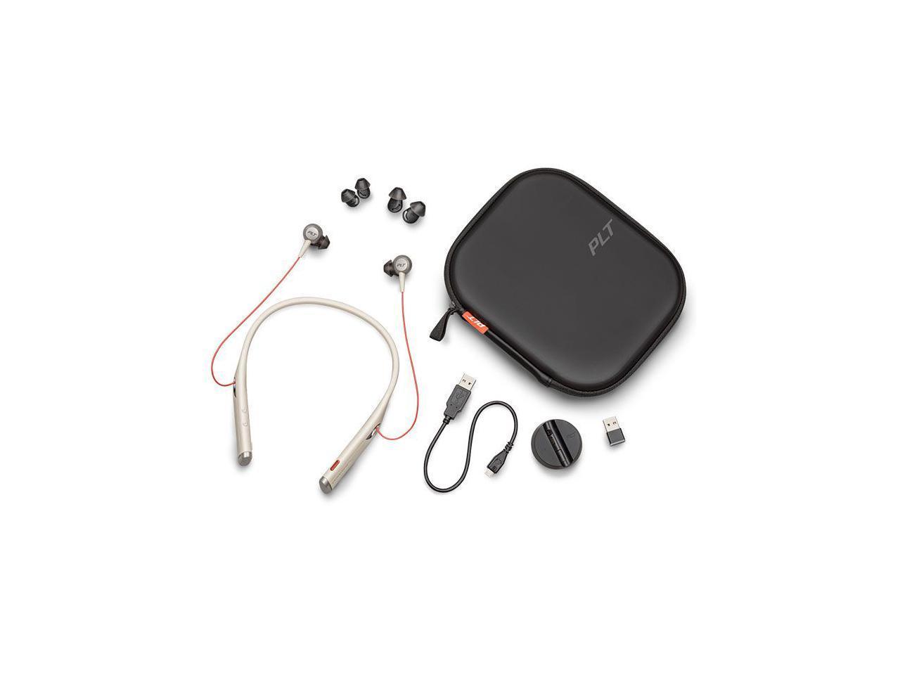 Plantronics Voyager 6200 UC Bluetooth Neckband Headset With Earbuds (Black)