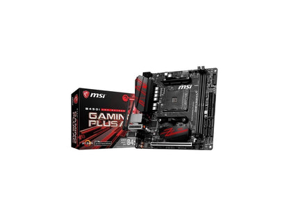 MSI B450I GAMING PLUS MAX WIFI AM4 AMD B450 SATA 6Gb/s Mini ITX AMD Motherboard