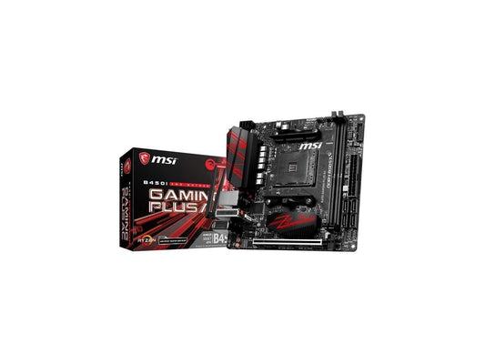MSI B450I GAMING PLUS MAX WIFI AM4 AMD B450 SATA 6Gb/s Mini ITX AMD Motherboard