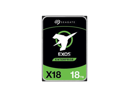 Seagate 18TB Exos X18 7200 RPM SAS 12Gb/s 256MB Cache 3.5-Inch Enterprise Hard Drive HDD (ST18000NM004J)