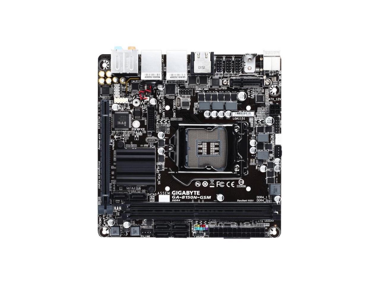 Gigabyte Ultra Durable GA-B150N-GSM Desktop Motherboard - Intel B150 Chipset - Socket H4 LGA-1151