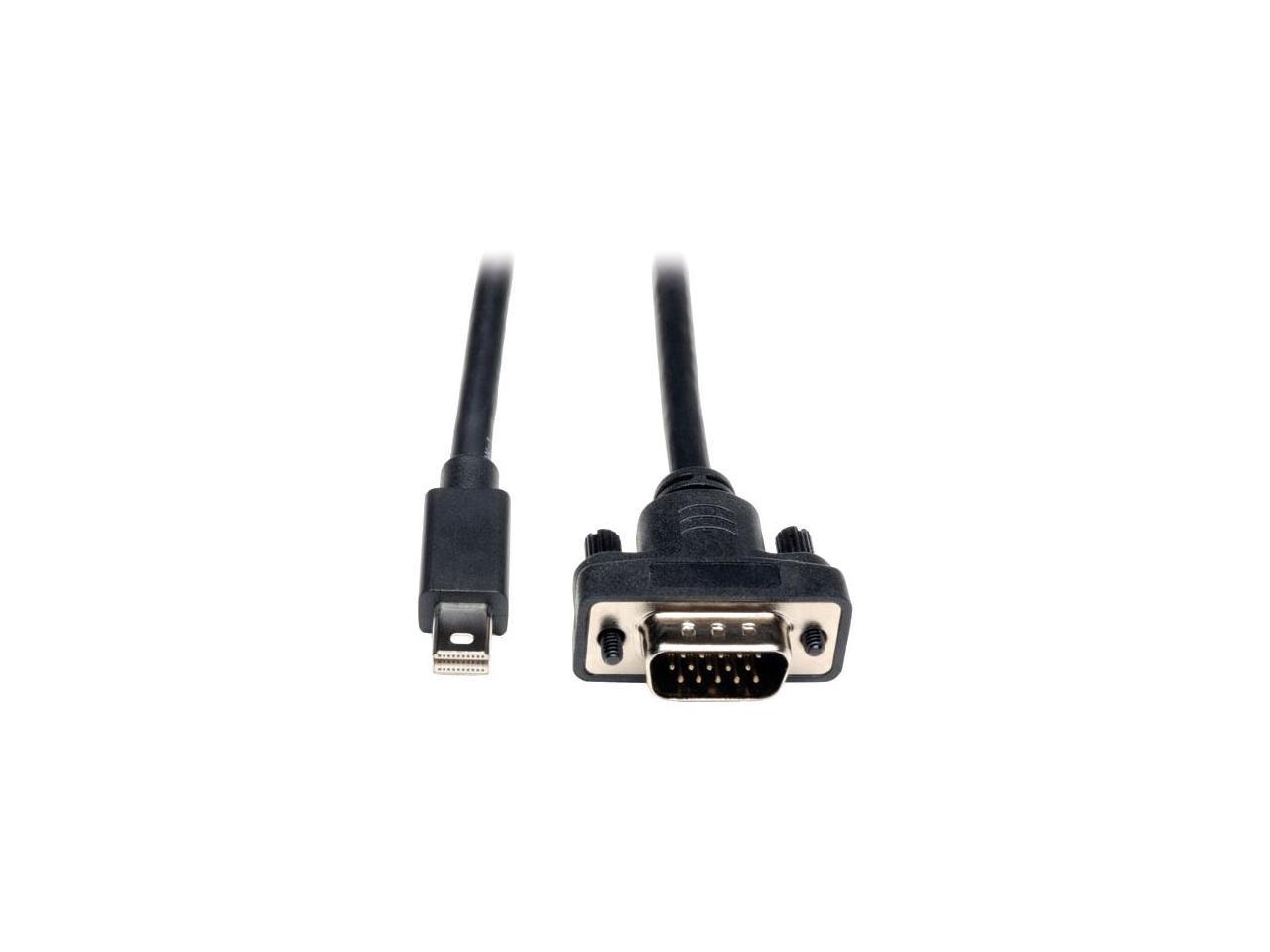 Tripp Lite P586-006-VGA Tripp Lite Mini DisplayPort to VGA Cable Active Adapter (M/M) 6-ft - Mini DisplayPort/VGA for Monitor, Notebook - 6ft - 1 x Mini DisplayPort Male Digital Audio/Video - 1 x