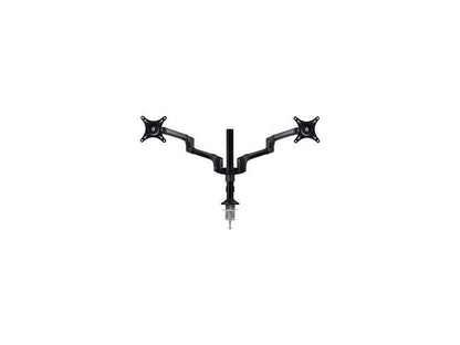DoubleSight DS-232PS Black Dual Monitor Full Motion Flex Arm, Swing Style
