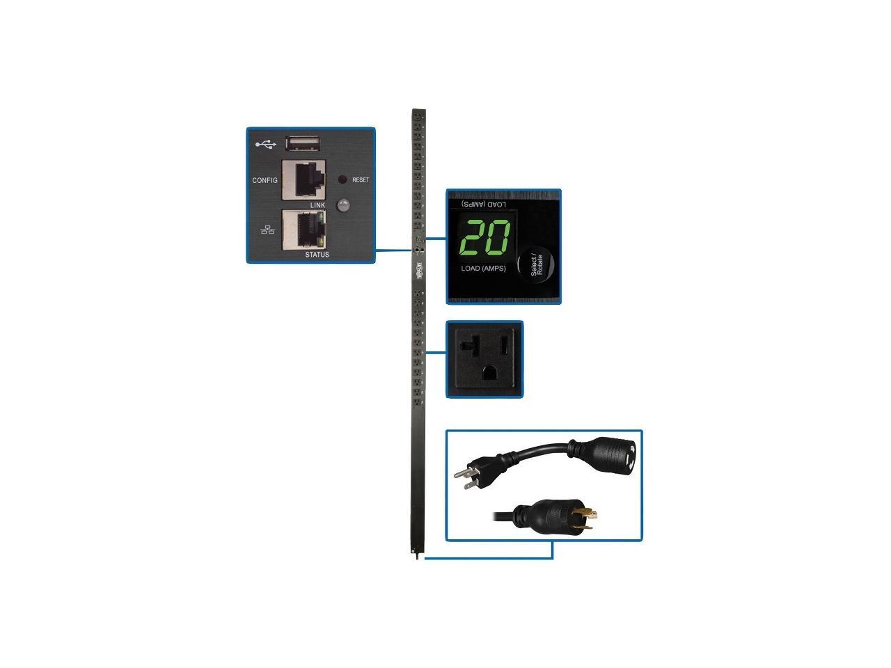 Tripp Lite PDUMNV20LX 1.9kW Single-Phase Monitored PDU