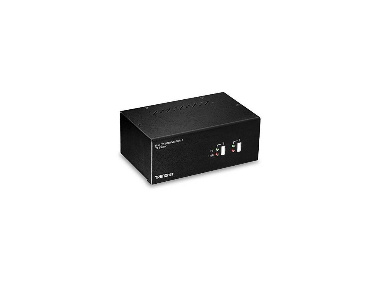 TRENDnet 2-Port Dual Monitor DVI KVM Switch TK232DV