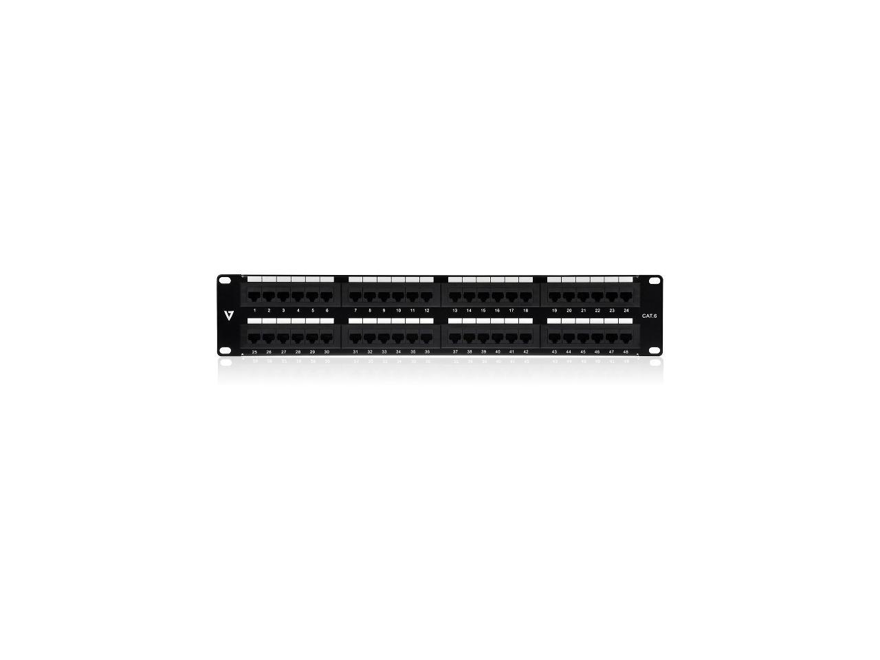 48PORT CAT6 PATCH PANEL 2U
