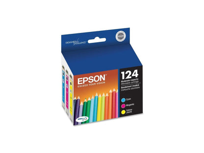 EPSON T124520 124 Moderate-Capacity Ink Cartridge Multi-Pack Color