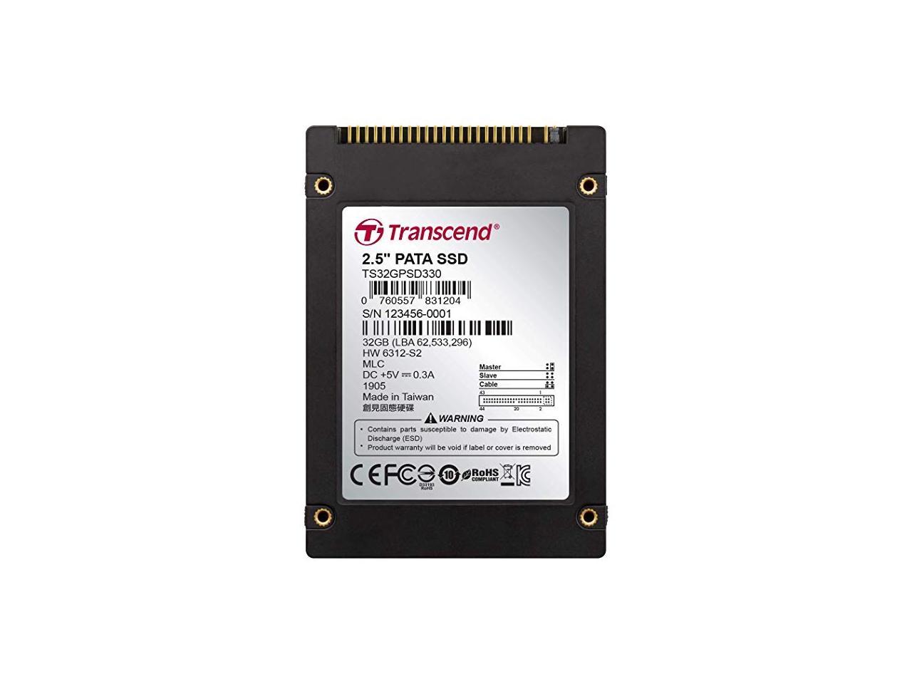 Transcend Psd330 32 Gb Solid State Drive - 2.5" Internal - Ide