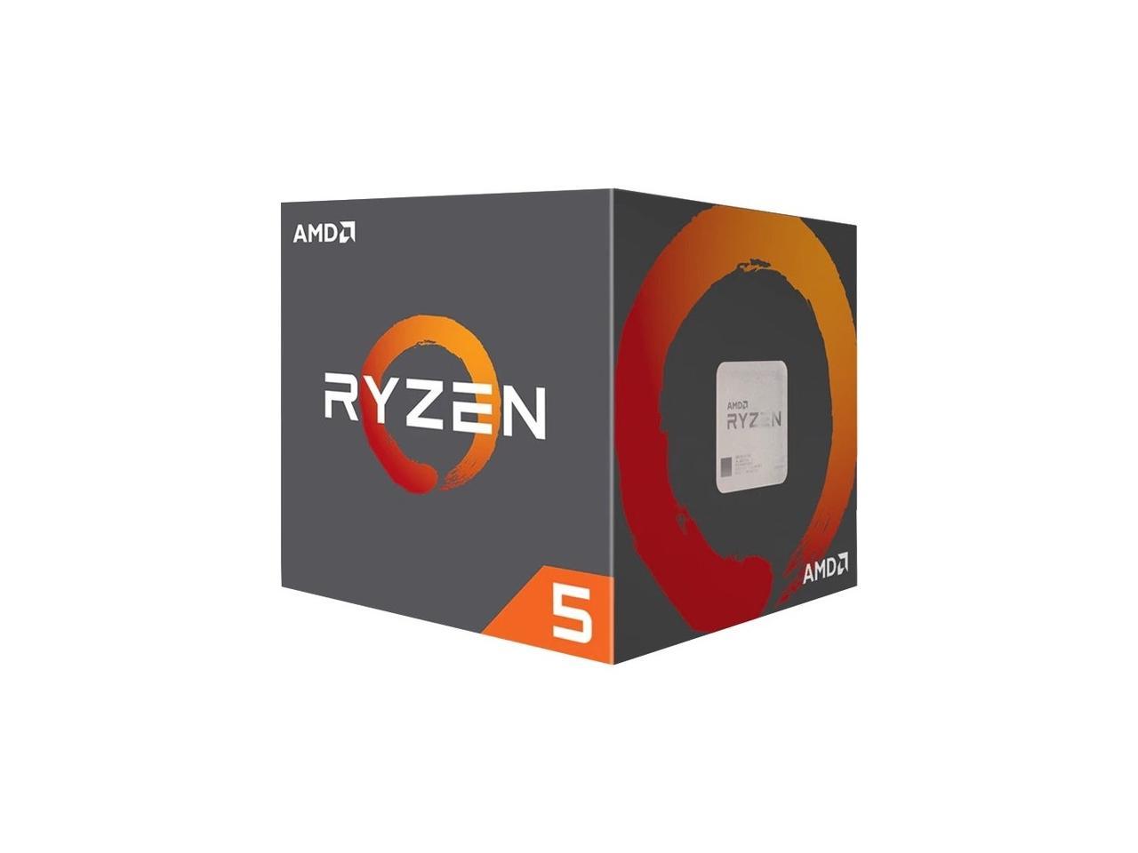 AMD Desktop Ryzen 5 1600 65W AM4 Processor with Wraith Stealth Cooler