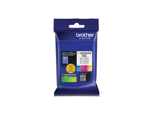 Brother LC30293PK Super High Yield Ink Cartridge - Cyan/Magenta/Yellow