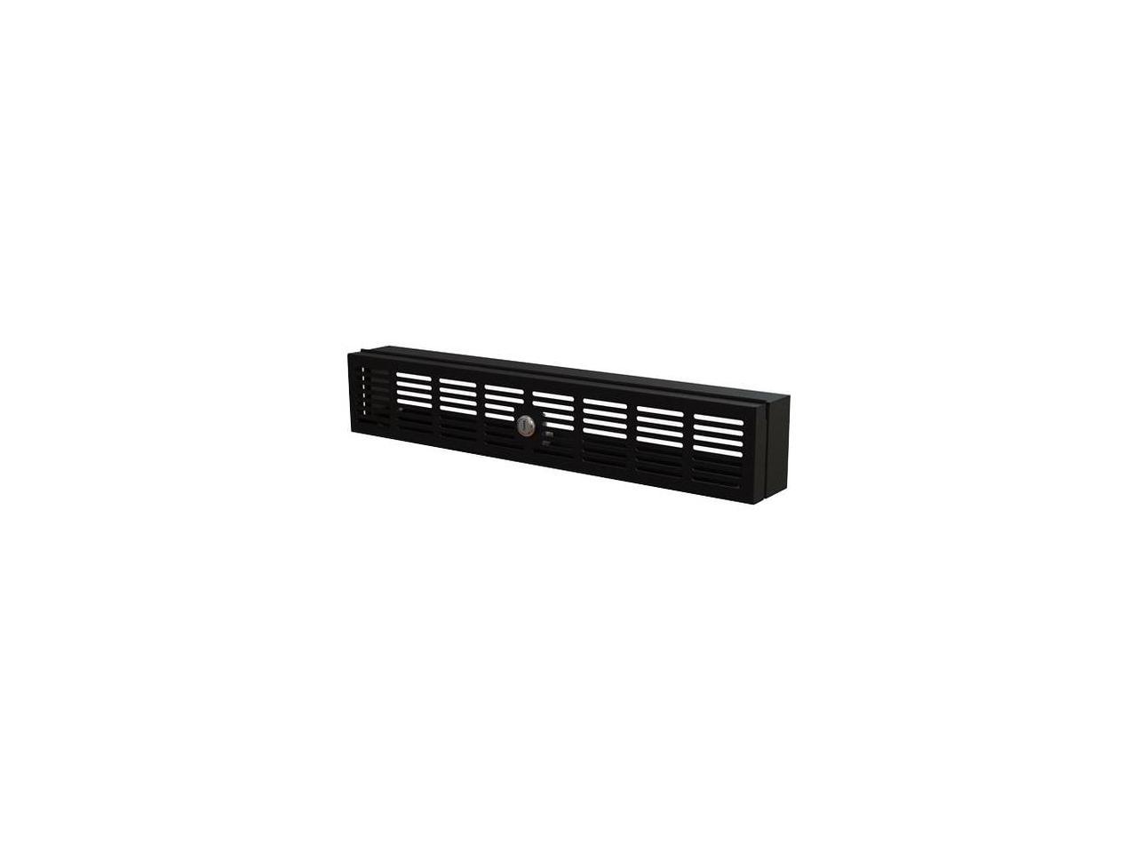 StarTech 2U Rack-Mount Hinged Locking Physical Security Cover RKSECLK2U