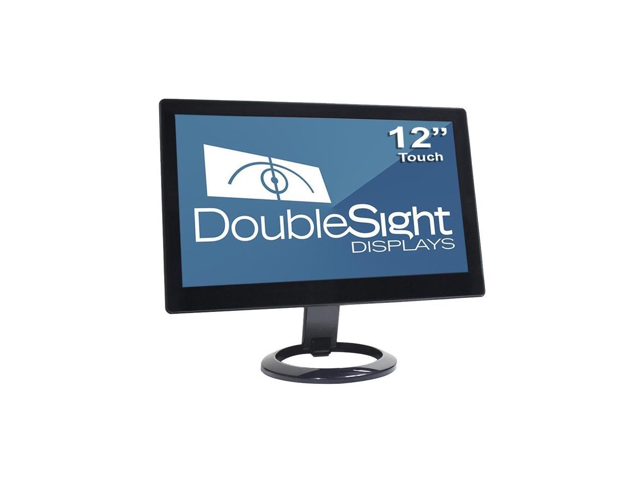 DoubleSight Displays DS-12HT 12.1" LCD Touchscreen Monitor - 16 ms - TAA Compliant - Capacitive - 1366 x 768 - WXGA - 200 Nit - HDMI - USB - EPEAT - 3 Year
