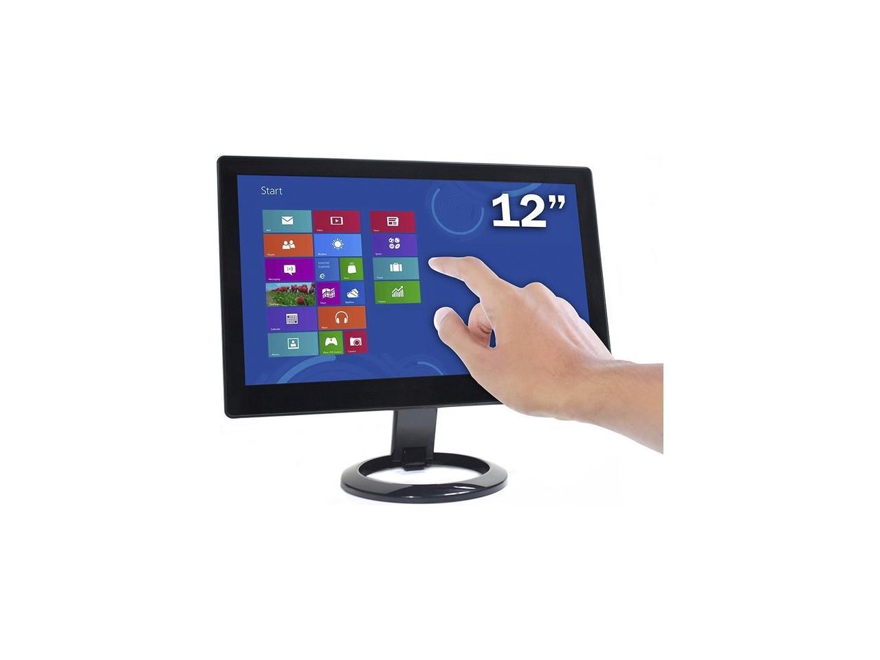 DoubleSight Displays DS-12UT 12" LCD Touchscreen Monitor 1366 x 768 DS12UT