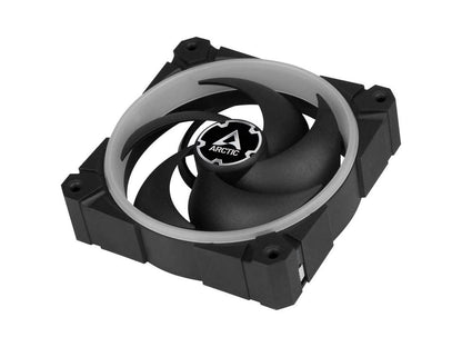 ARCTIC BioniX P120 A-RGB (Bundle 3 pc, incl. A-RGB Controller) - 120 mm Pressure-Optimised Fan with A-RGB, PWM, Cooler, Fluid Dynamic Bearing, 400-2300 RPM - Black