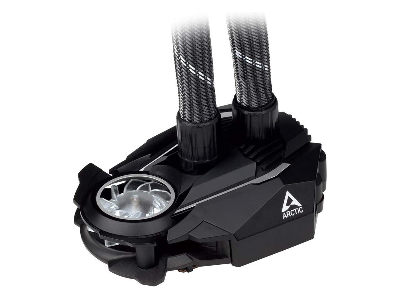 ARCTIC Liquid Freezer II 420 - Multi Compatible All-in-One CPU AIO Water Cooler, Compatible with Intel & AMD, Efficient PWM Controlled Pump, Fan Speed: 200-1700 RPM (Controlled via PWM) - Black