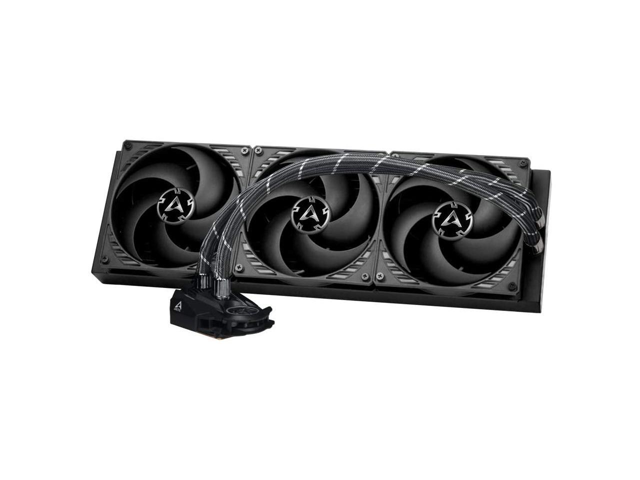 ARCTIC Liquid Freezer II 420 - Multi Compatible All-in-One CPU AIO Water Cooler, Compatible with Intel & AMD, Efficient PWM Controlled Pump, Fan Speed: 200-1700 RPM (Controlled via PWM) - Black