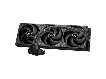 ARCTIC Liquid Freezer II 420 - Multi Compatible All-in-One CPU AIO Water Cooler, Compatible with Intel & AMD, Efficient PWM Controlled Pump, Fan Speed: 200-1700 RPM (Controlled via PWM) - Black