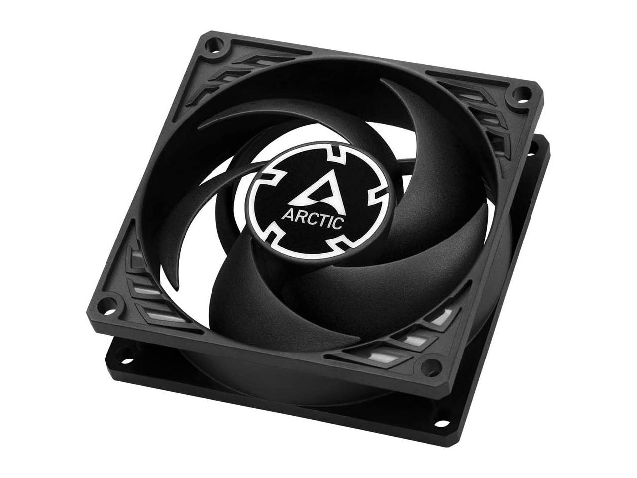 ARCTIC P8 PWM PST (5 Pack) - 80 mm Case Fan, PWM Sharing Technology (PST), Pressure-Optimised, Very Quite Motor, Computer, Fan Speed: 200-3000 RPM - Black