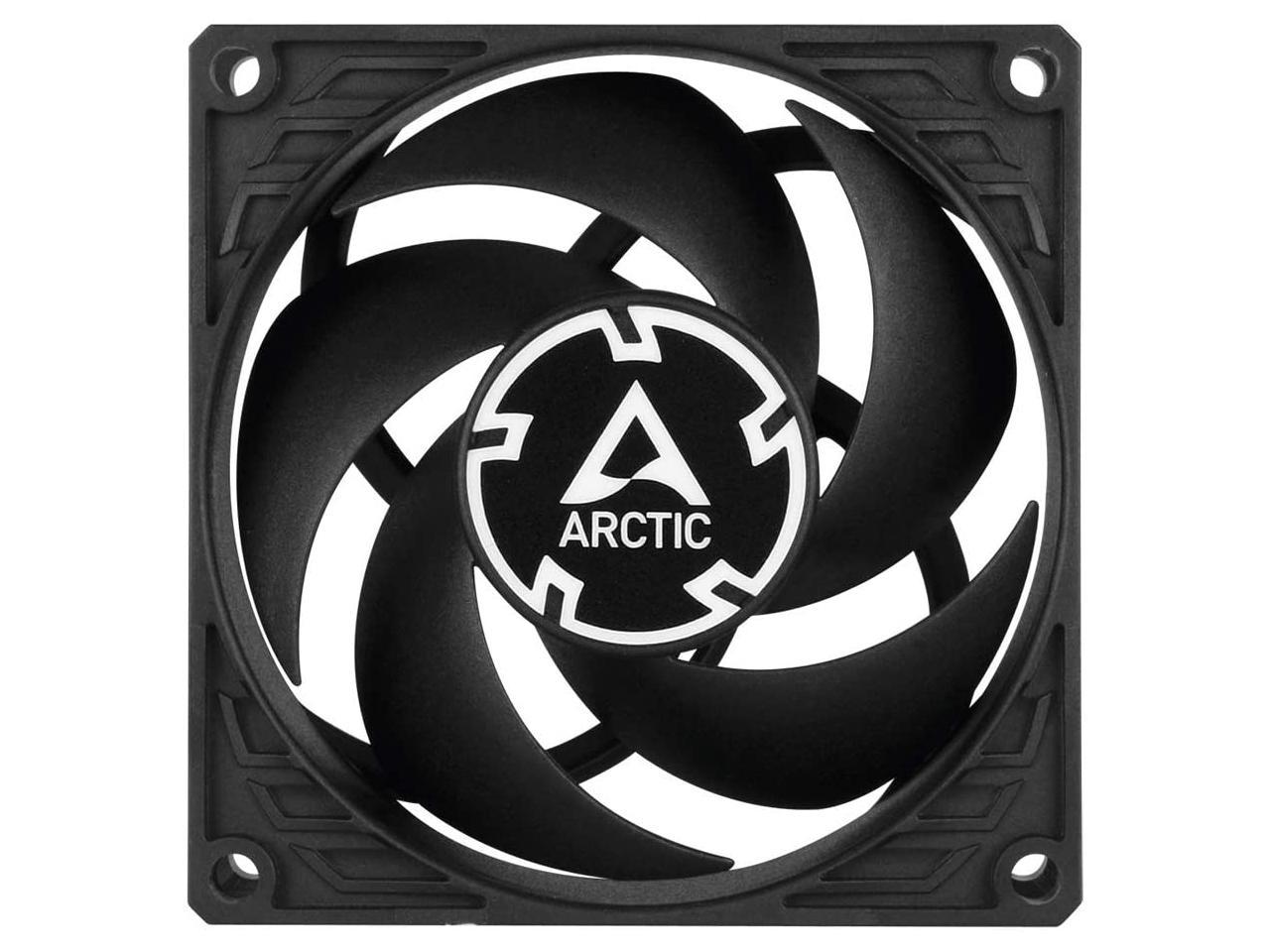 ARCTIC P8 PWM PST (5 Pack) - 80 mm Case Fan, PWM Sharing Technology (PST), Pressure-Optimised, Very Quite Motor, Computer, Fan Speed: 200-3000 RPM - Black