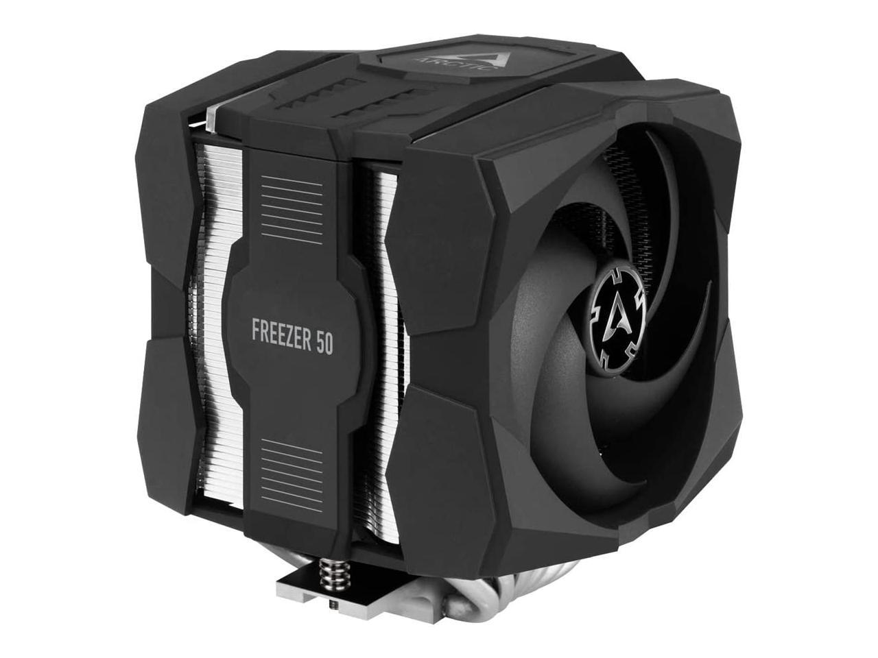 ARCTIC Freezer 50 - Multi Compatible Dual Tower CPU Cooler with A-RGB CPU Cooler for AMD and Intel, Two Pressure-Optimised Fans, 6 Heatpipes, MX-4 Thermal Paste Included