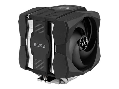 ARCTIC Freezer 50 - Multi Compatible Dual Tower CPU Cooler with A-RGB CPU Cooler for AMD and Intel, Two Pressure-Optimised Fans, 6 Heatpipes, MX-4 Thermal Paste Included