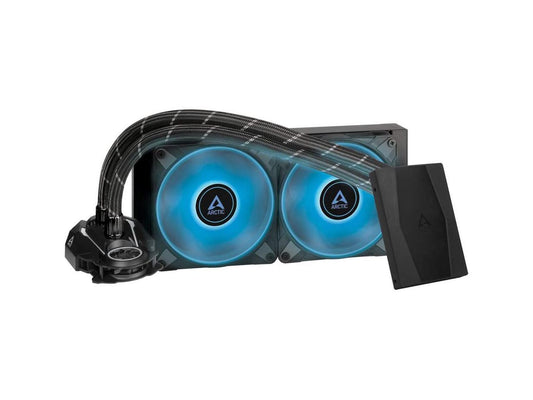 ARCTIC Liquid Freezer II 240 RGB (incl. Controller) - Multi-Compatible All-in-one CPU AIO Water Cooler with RGB, Compatible with Intel & AMD, efficient PWM-Controlled Pump, 200-1800 RPM