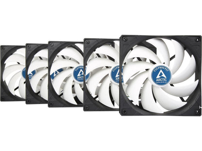 Arctic ACFAN00091A F14 PWM PST Value Pack Standard Low Noise Case Fan Cooling 5 Pack 140mm