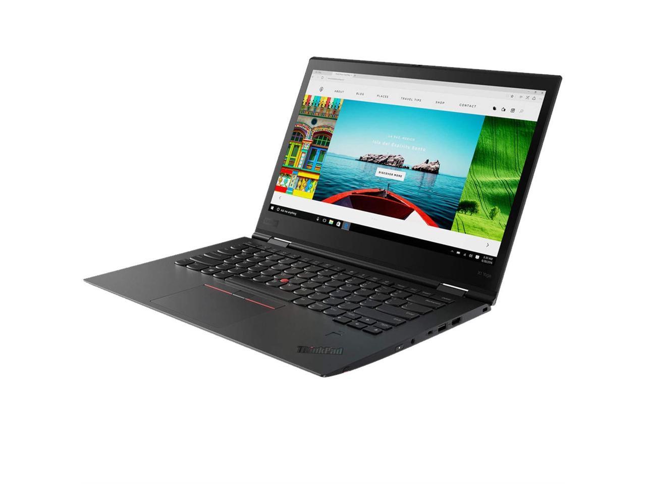 Lenovo 20LD001KUS Thinkpad X1 Yoga 20Ld - Flip Design - Core I7 8550U / 1.8 Ghz - Win 10 Pro 64-Bit - 8 Gb Ram - 256 Gb Ssd Tcg Opal Encryption 2, Nvme - 14 Inch Ips Touchscreen 1920 X 1080 (Full Hd)