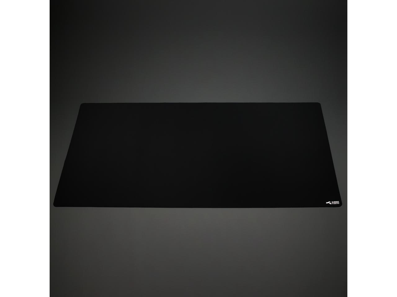 Glorious 3XL Extended Gaming Mouse Mat / Pad - XXXL Large, Wide (Long) Black Mousepad, Stitched Edges | 48"x24"x0.12" (G-3XL)