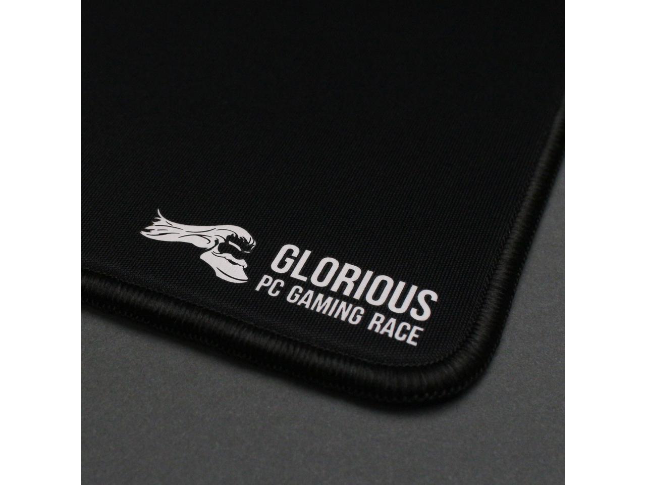 Glorious 3XL Extended Gaming Mouse Mat / Pad - XXXL Large, Wide (Long) Black Mousepad, Stitched Edges | 48"x24"x0.12" (G-3XL)