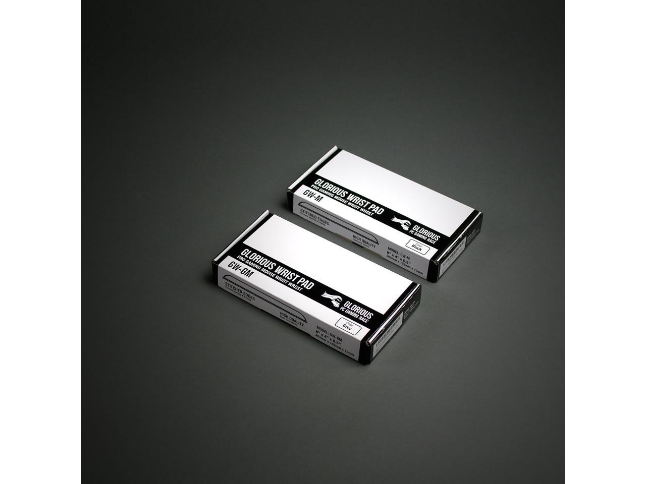 Glorious Gaming Mouse Wrist Pad/Rest - Stitched Edges, Ergonomic, Foam Interior | 8x4 inches/13mm Thick (GW-M)