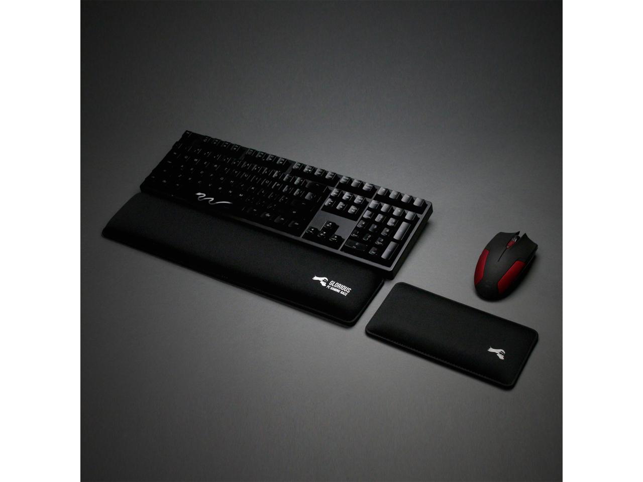 Glorious Gaming Mouse Wrist Pad/Rest - Stitched Edges, Ergonomic, Foam Interior | 8x4 inches/13mm Thick (GW-M)
