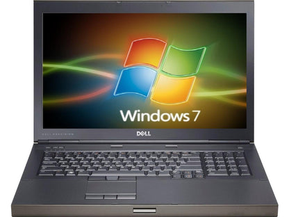 Dell m6500 precision work station laptop-i5 m560 2.67ghz-8gb ram-320ghz hard drive-windows 7 pro 64bit-display 1440x900-Ati fire pro m7820 graphics-dvdrw-good battery