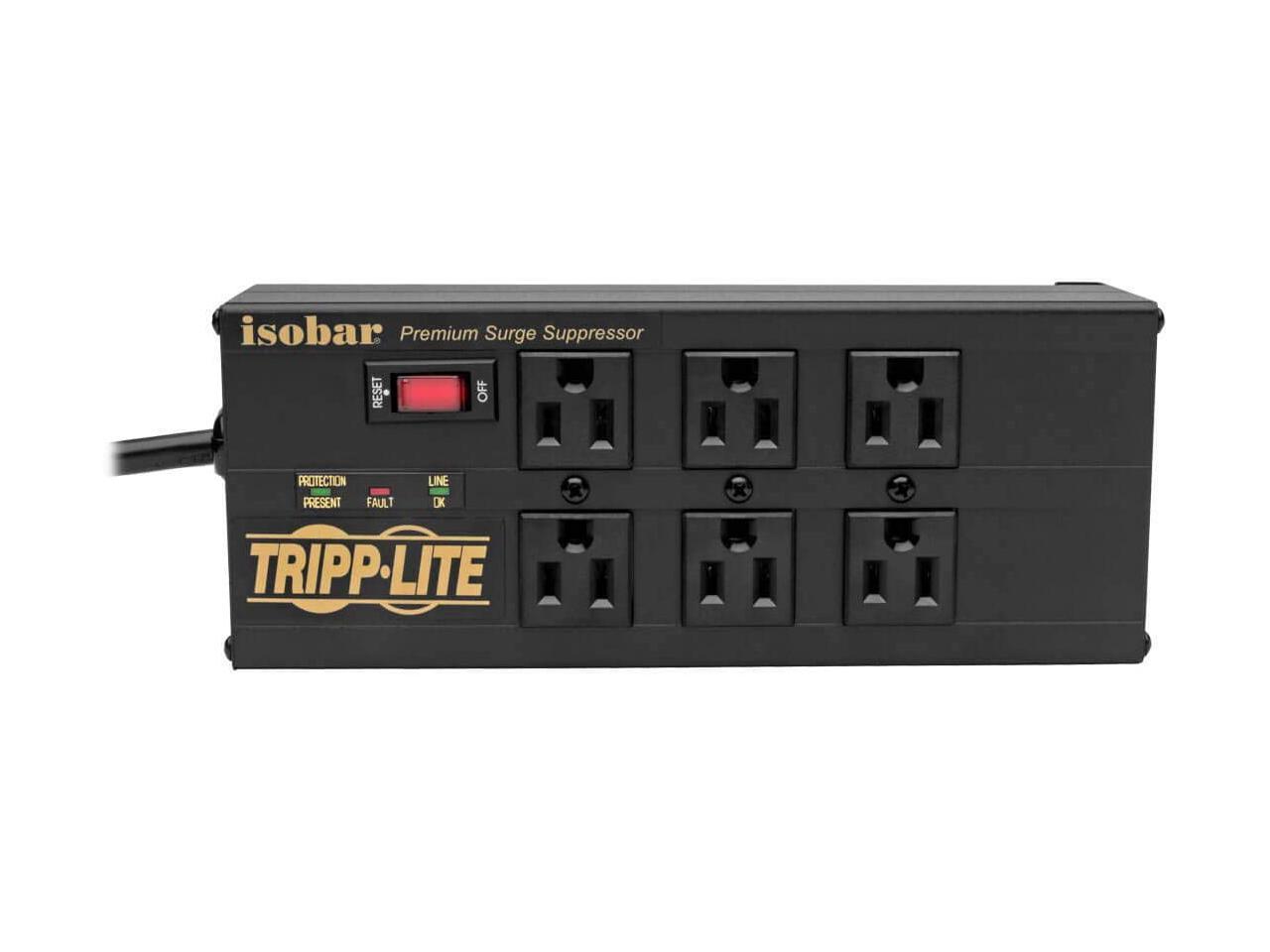 TRIPP LITE IBAR6ULTRAUSBB 10.0 Feet 6 Outlets 3840 Joules Surge Protector