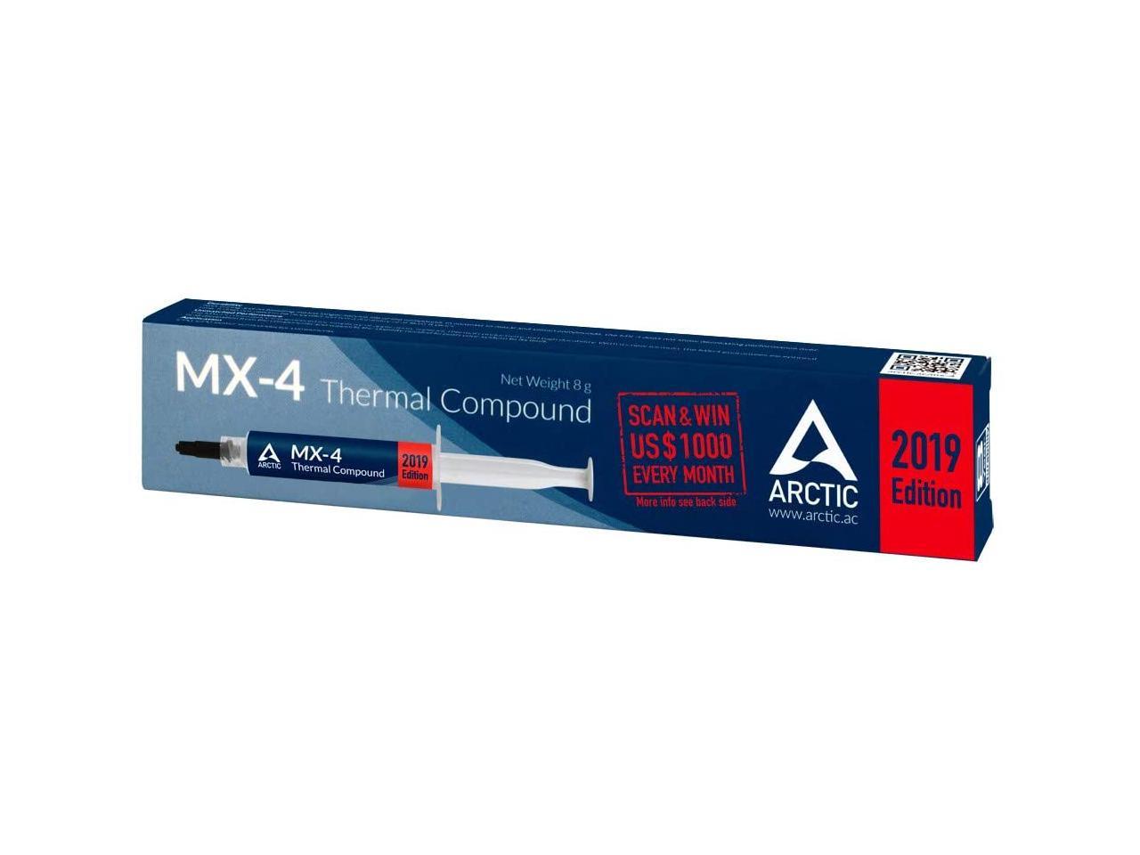 ARCTIC MX-4 Thermal Paste, Carbon Based High Performance Thermal Compound for All Coolers, Thermal Interface Material, 8 Grams