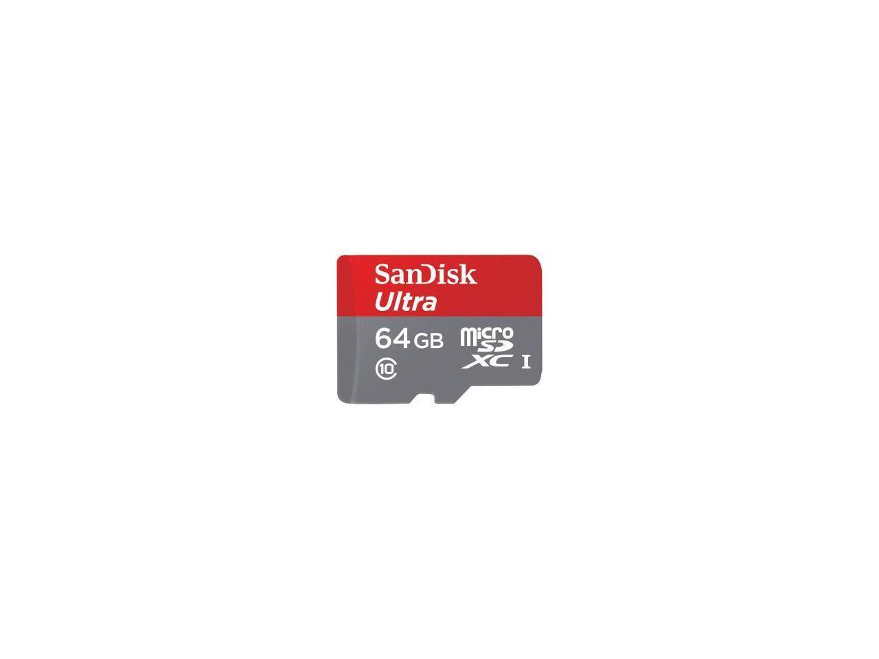 SanDisk 64GB microSDXC Flash Memory Model SDSQUNC-064G-AN6MA