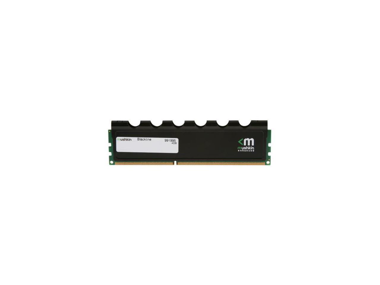 Mushkin 991995 - 4GB DDR3 PC3-12800 9-9-9-24 Blackline
