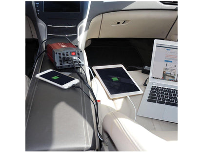 Tripp Lite 150W Compact Car Inverter 12V 120V 2-Port USB Charging 1 Outlet - Input Voltage: 12 V DC