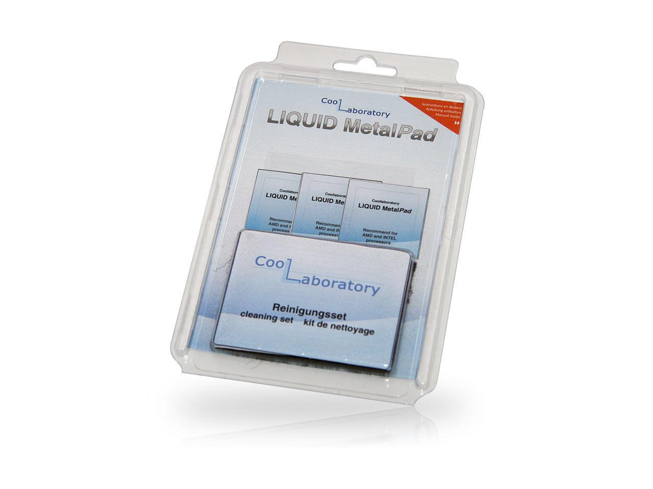 Coollaboratory Liquid MetalPad 3 Pack CPU Thermal Conduction Pad -