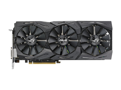 ASUS ROG GeForce GTX 1080 Ti DirectX 12 STRIX-GTX1080TI-11G-GAMING 11GB 352-Bit GDDR5X HDCP Ready SLI Support Video Card