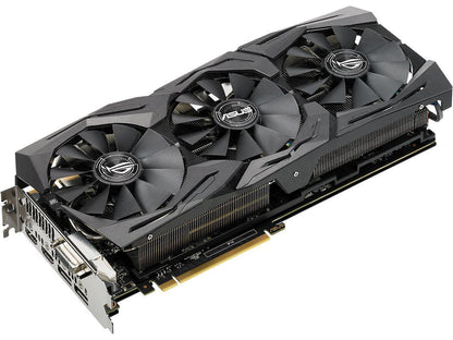 ASUS ROG GeForce GTX 1080 Ti DirectX 12 STRIX-GTX1080TI-11G-GAMING 11GB 352-Bit GDDR5X HDCP Ready SLI Support Video Card
