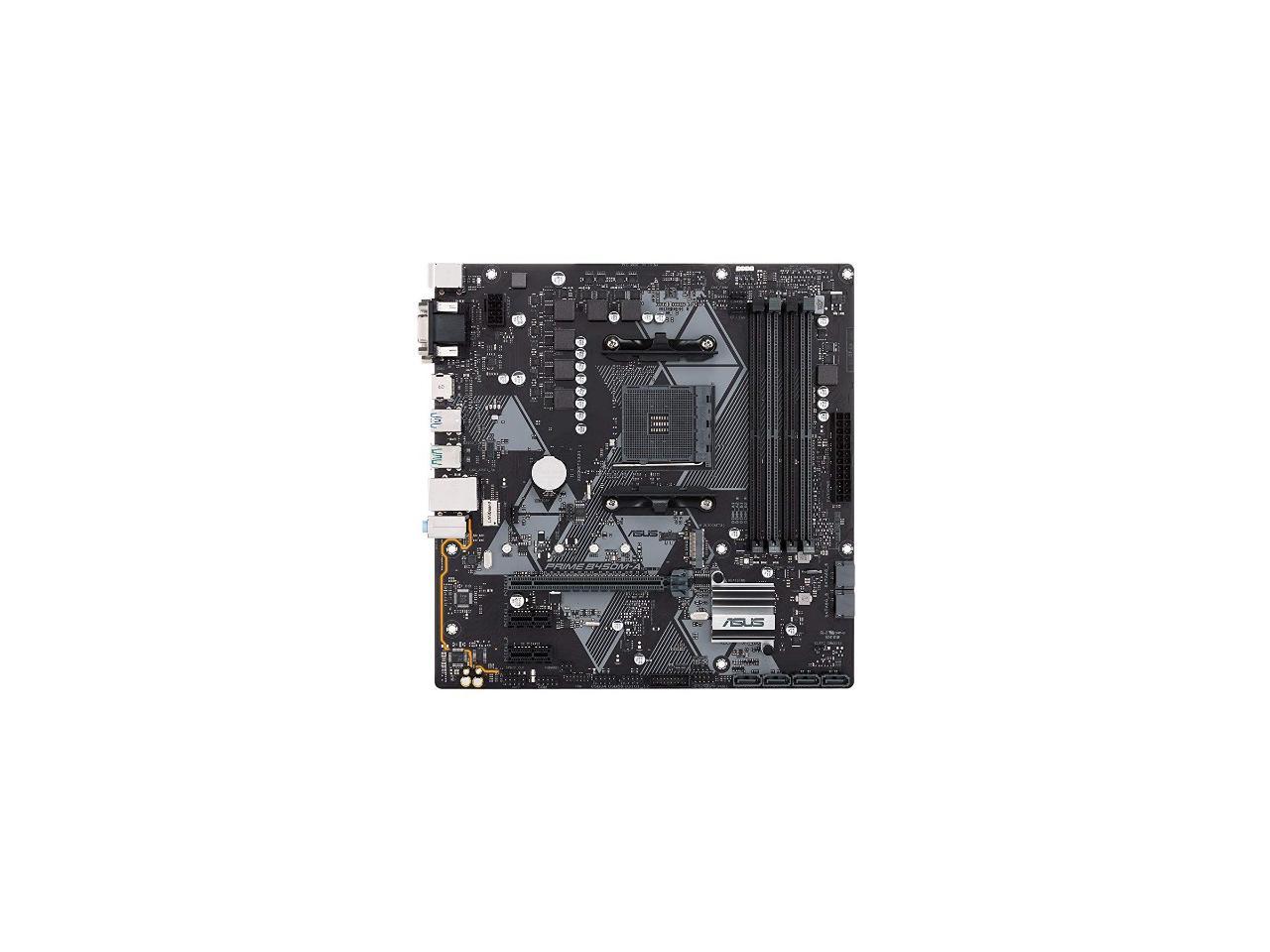 ASUS PRIME B450M-A AM4 AMD B450 SATA 6Gb/s USB 3.1 HDMI Micro ATX AMD Motherboard