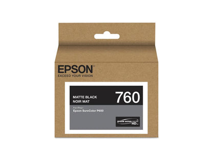 EPSON PRINT T760820 T760 ULTRACHROME HD MATTE BLACK INK