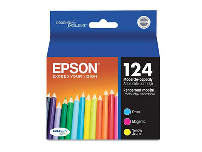 EPSON T124520 124 Moderate-Capacity Ink Cartridge Multi-Pack Color