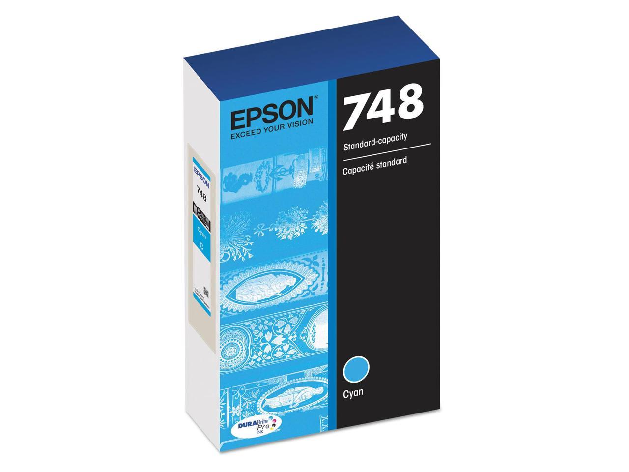 EPSON PRINT T748220 T748 CYAN INK CARTRIDGE