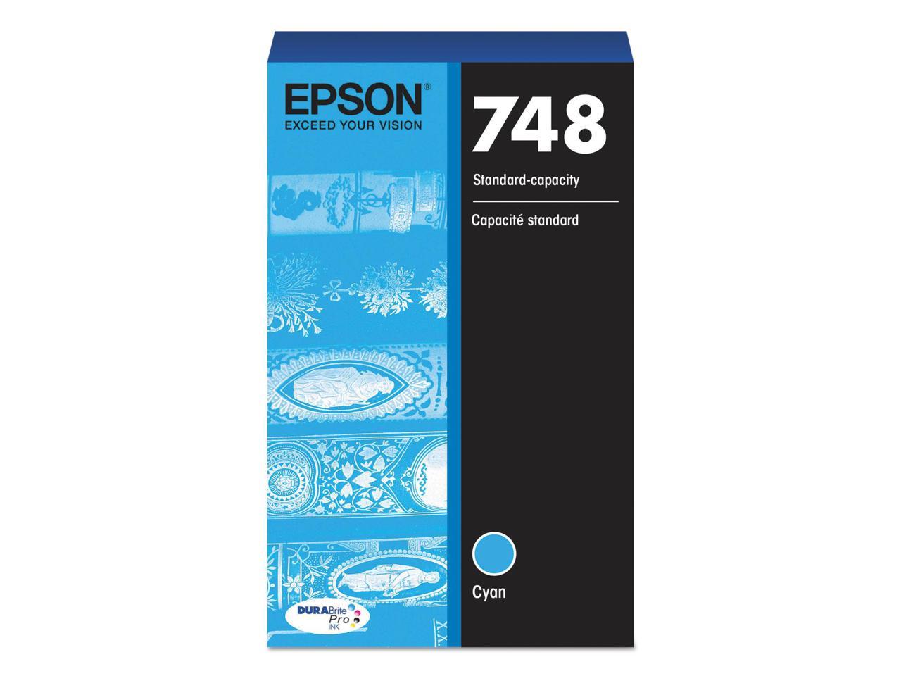 EPSON PRINT T748220 T748 CYAN INK CARTRIDGE