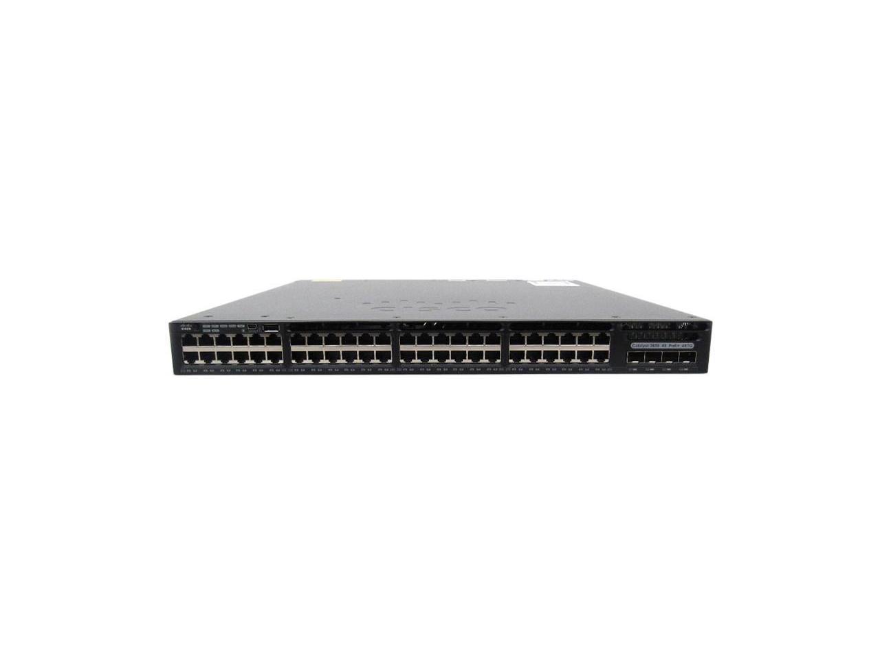Cisco Catalyst WS-C3650-48PQ Ethernet Switch