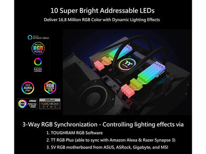 Thermaltake TOUGHRAM RGB Memory DDR4 3000MHz 16GB (8GB x 2) Memory - R009D408GX2-3000C16B